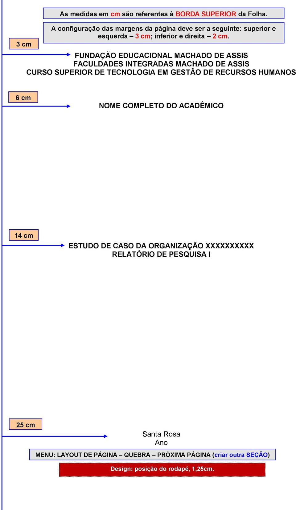 FUNDAÇÃO EDUCACIONAL MACHADO DE ASSIS FACULDADES INTEGRADAS MACHADO DE ASSIS CURSO SUPERIOR DE TECNOLOGIA EM GESTÃO