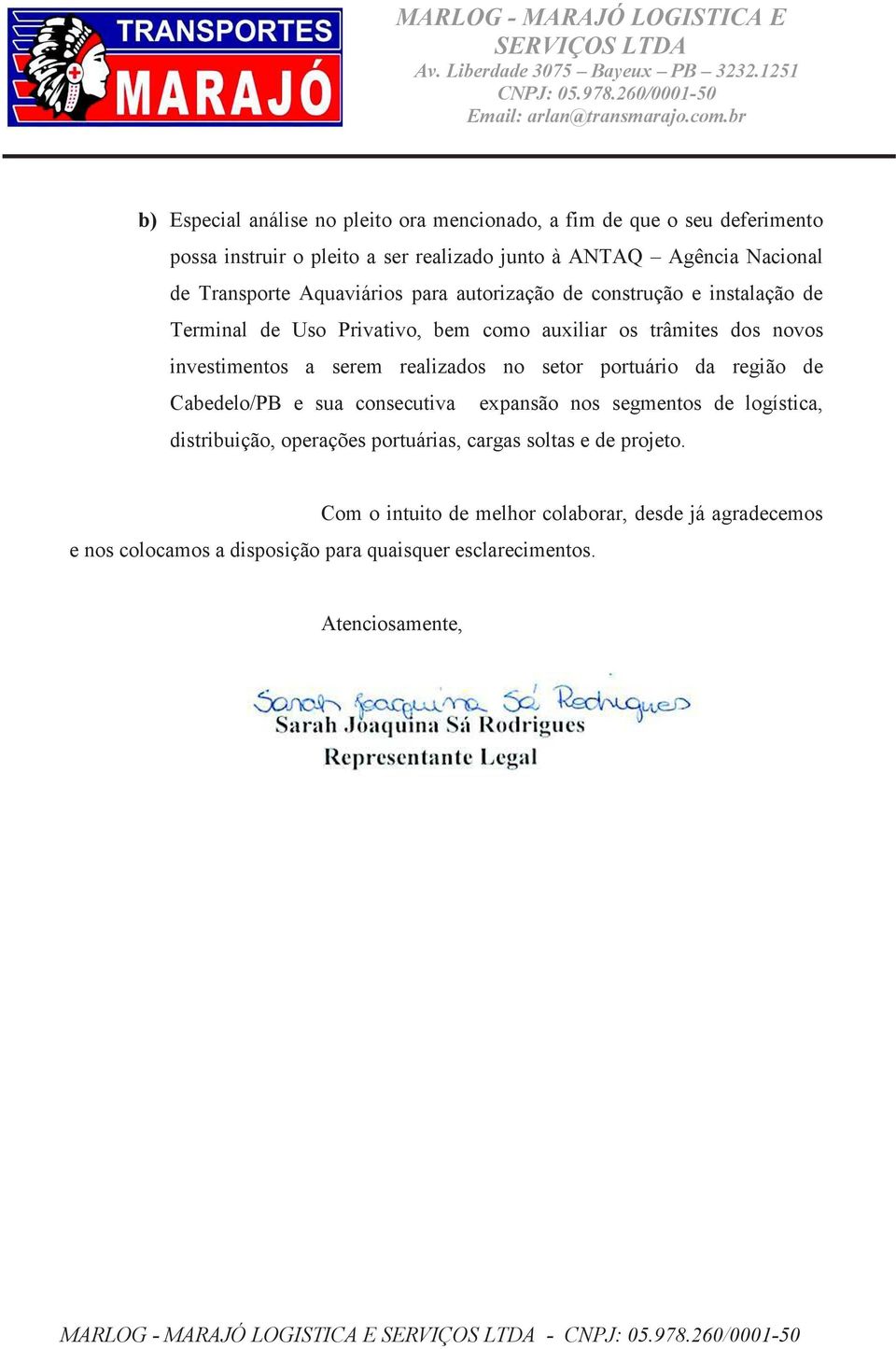 setor portuário da região de Cabedelo/PB e sua consecutiva expansão nos segmentos de logística, distribuição, operações portuárias, cargas soltas e de projeto.