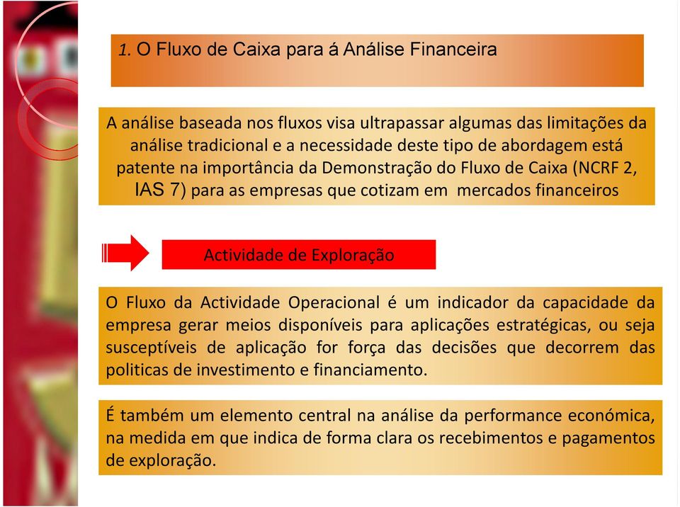 Operacional é um indicador da capacidade da empresa gerar meios disponíveis para aplicações estratégicas, ou seja susceptíveis de aplicação for força das decisões que decorrem das