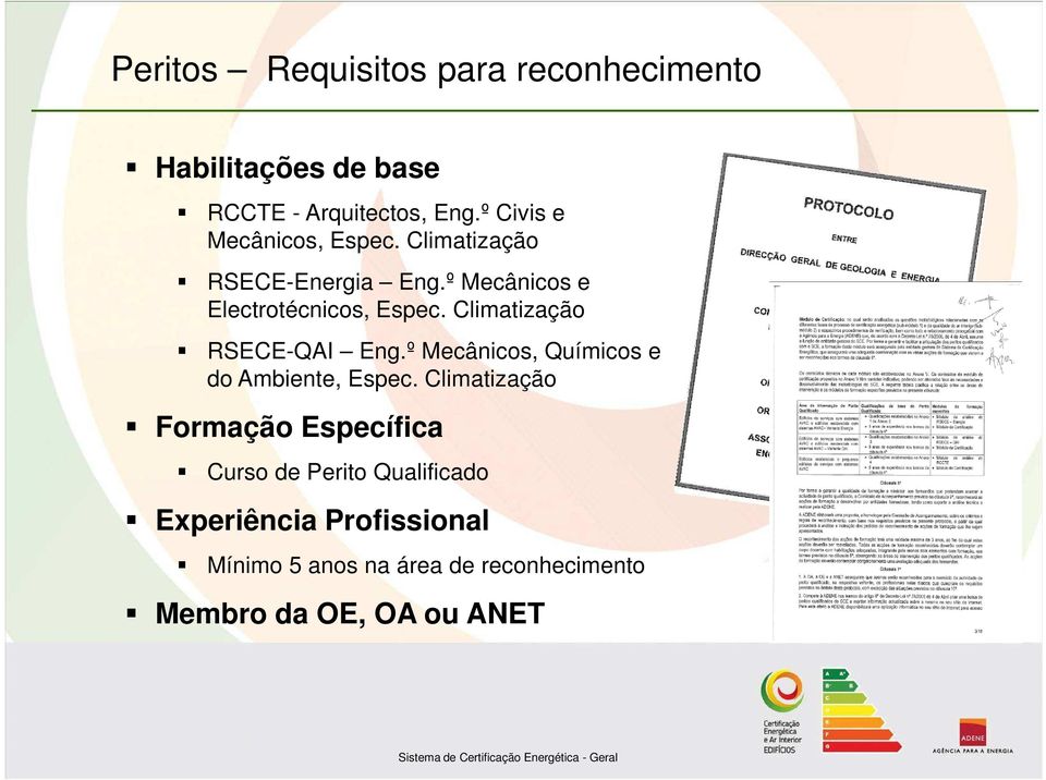 Climatização RSECE-QAI Eng.º Mecânicos, Químicos e do Ambiente, Espec.