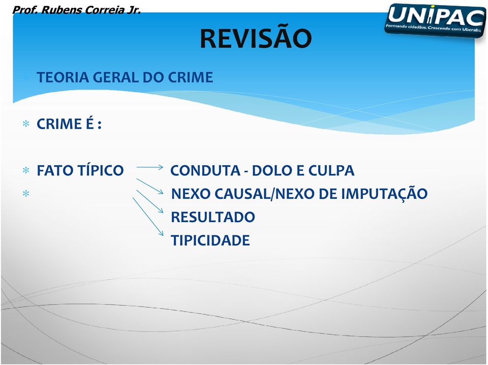 DOLO E CULPA NEXO CAUSAL/NEXO