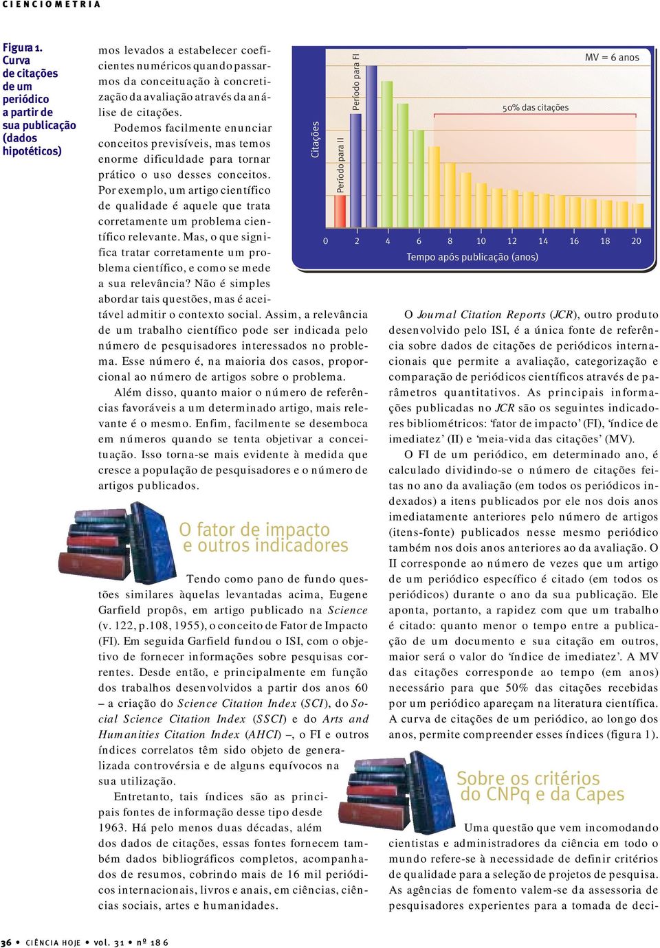 da análise de citações. Podemos facilmente enunciar conceitos previsíveis, mas temos enorme dificuldade para tornar prático o uso desses conceitos.