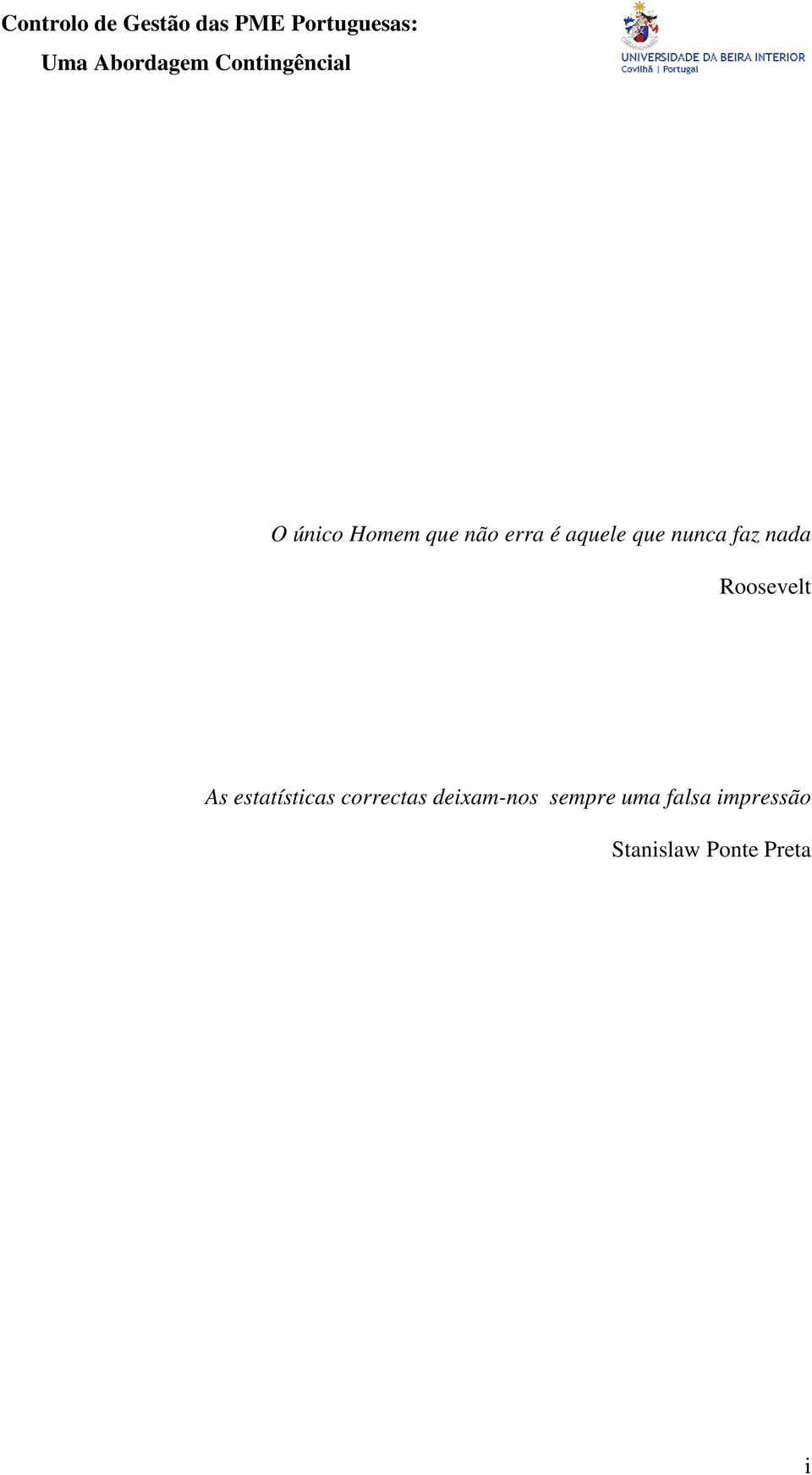 estatísticas correctas deixam-nos