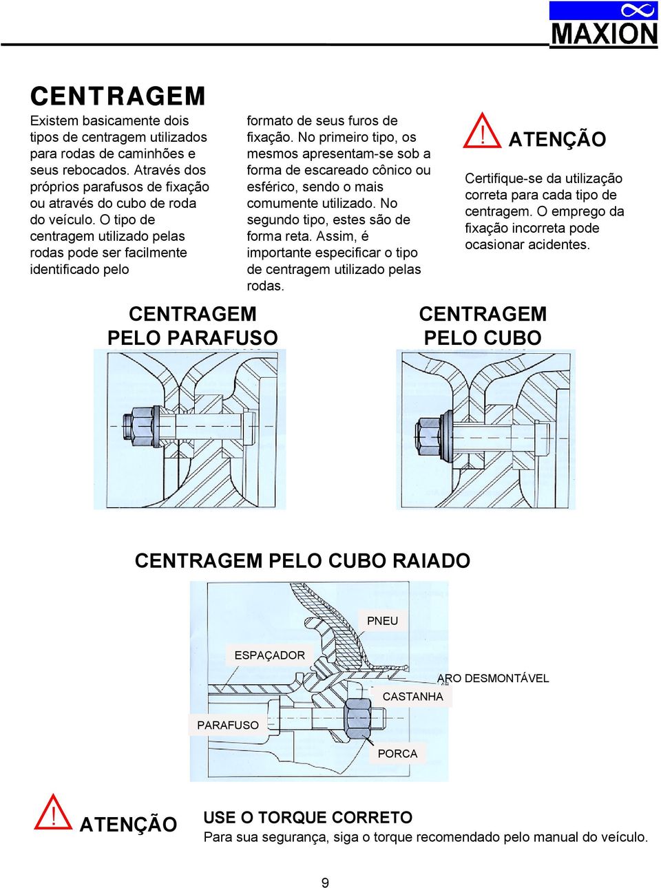 No primeiro tipo, os mesmos apresentam-se sob a forma de escareado cônico ou esférico, sendo o mais comumente utilizado. No segundo tipo, estes são de forma reta.