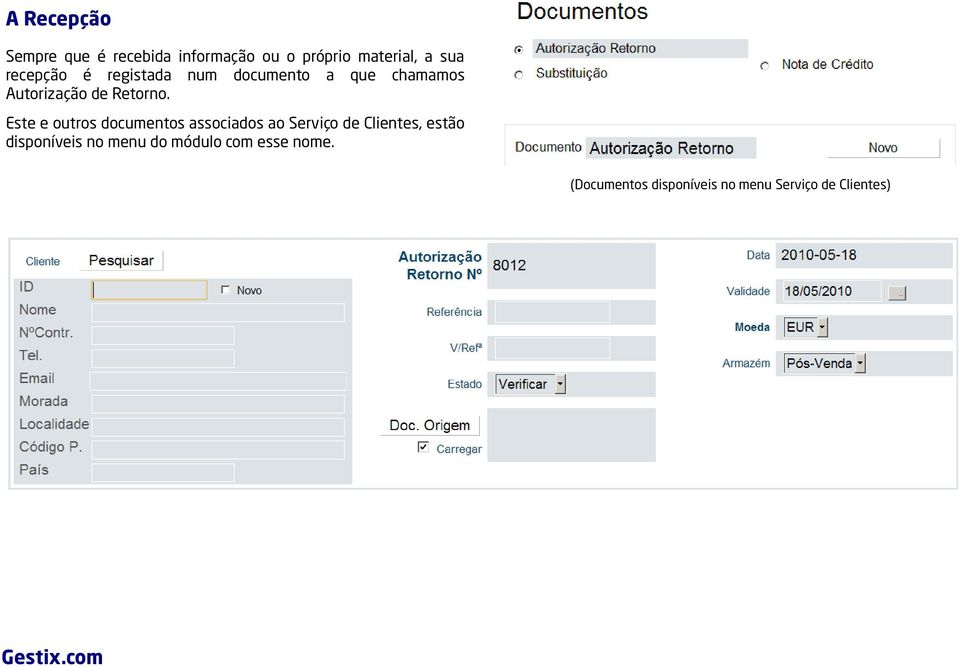 Este e outros documentos associados ao Serviço de Clientes, estão disponíveis