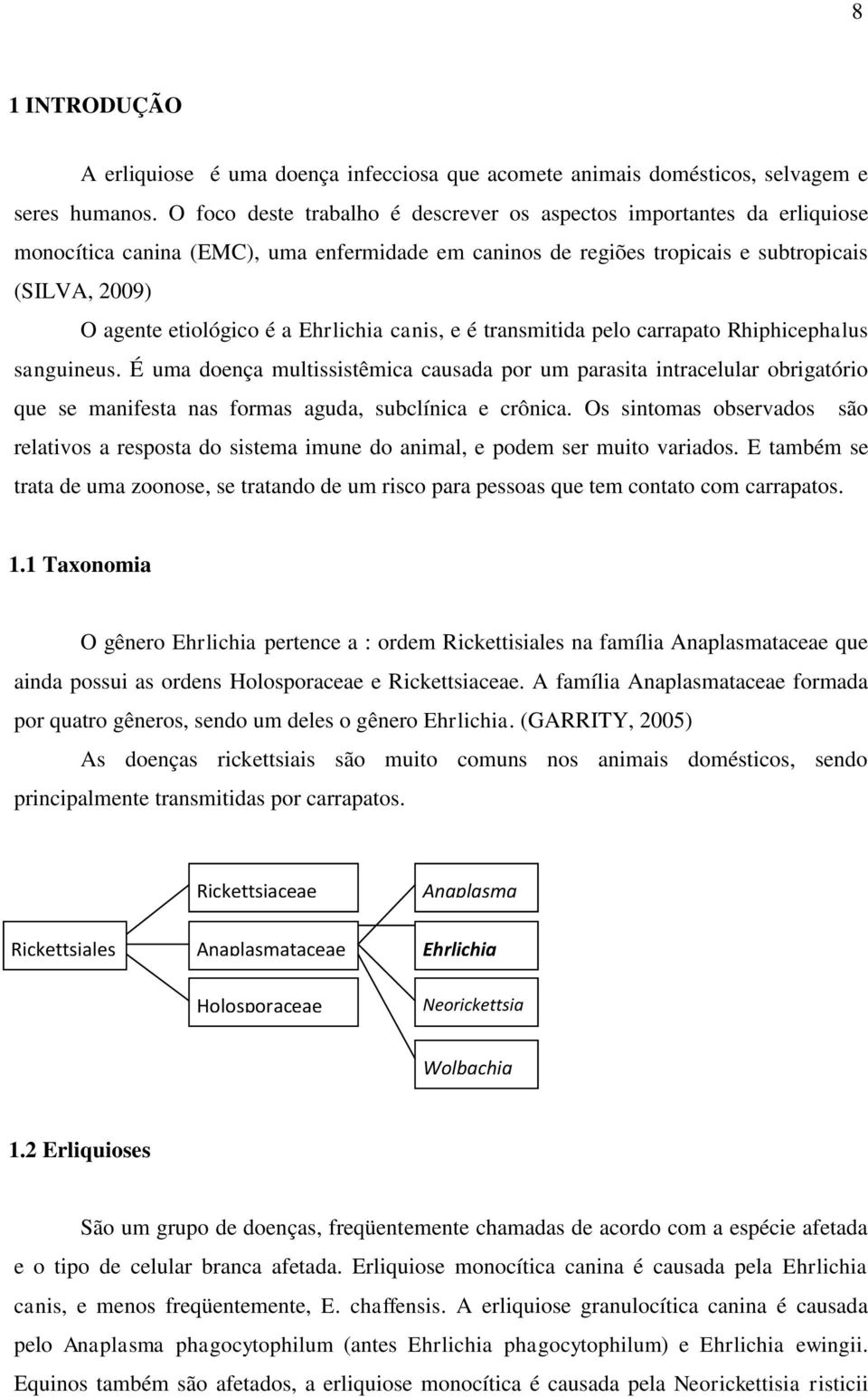 Ehrlichia canis, e é transmitida pelo carrapato Rhiphicephalus sanguineus.