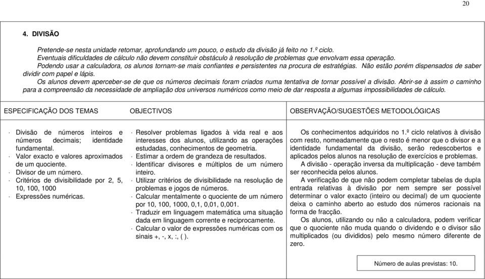 Podendo usar a calculadora, os alunos tornam-se mais confiantes e persistentes na procura de estratégias. Não estão porém dispensados de saber dividir com papel e lápis.