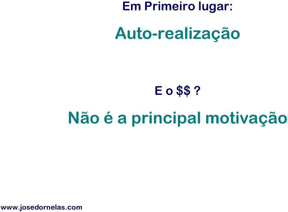 Auto-realização E