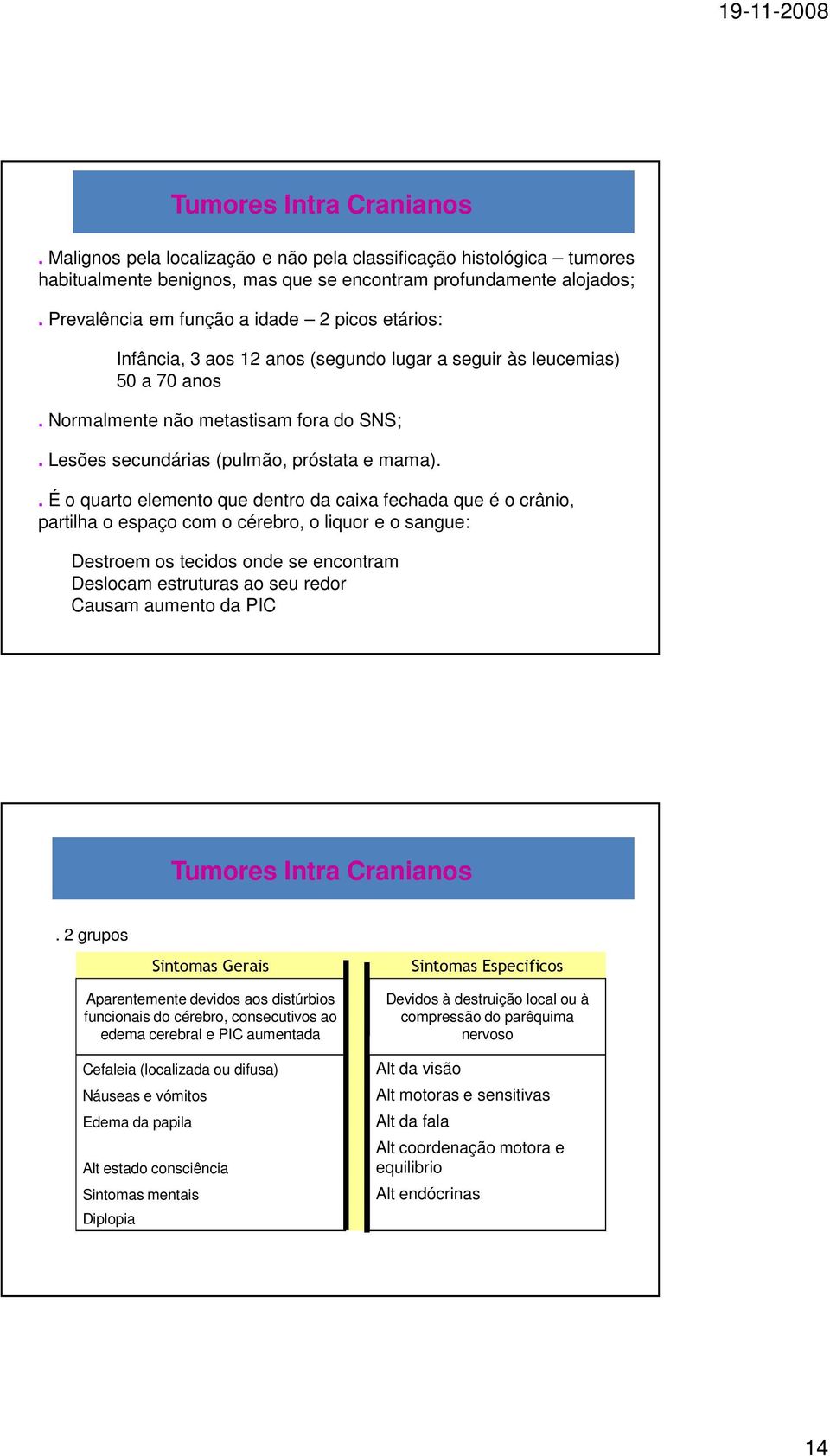 Lesões secundárias (pulmão, próstata e mama).