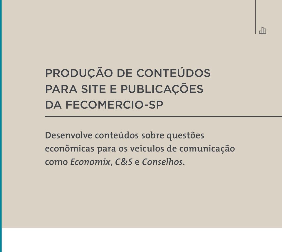 conteúdos sobre questões econômicas para os