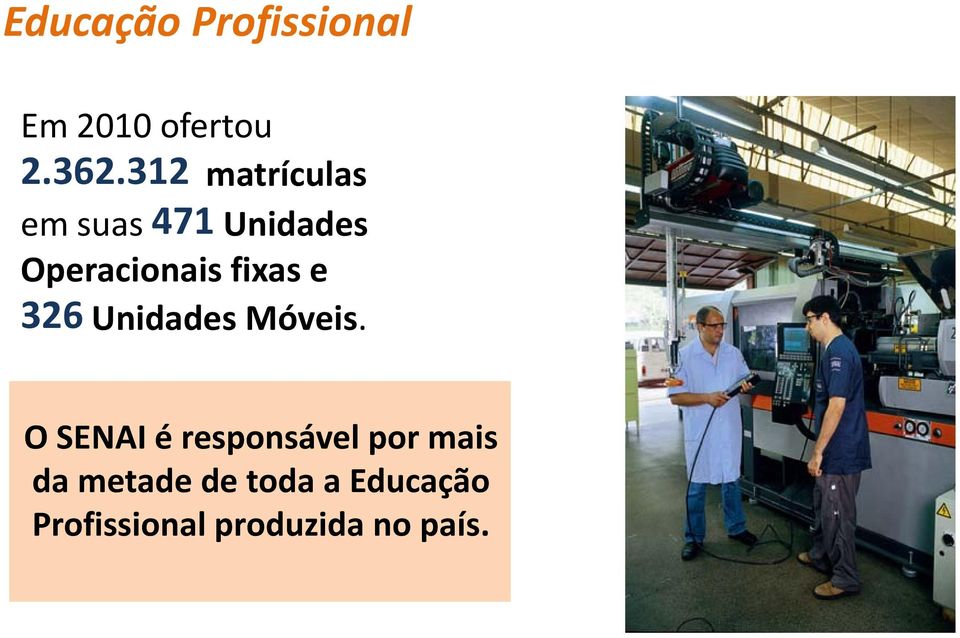 fixas e 326 Unidades Móveis.