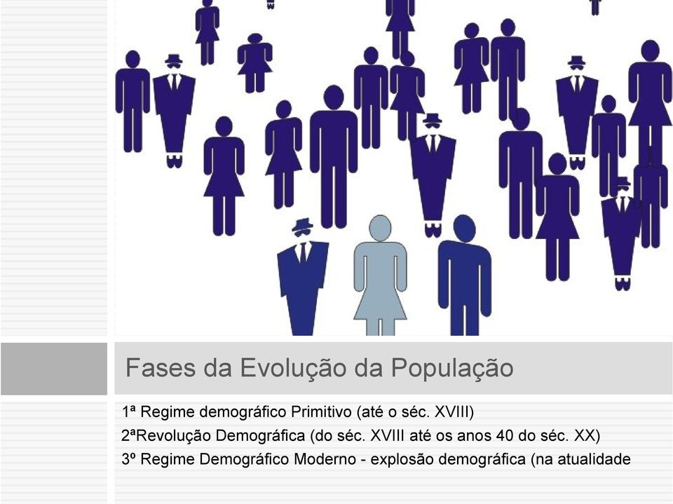 XVIII) 2ªRevolução Demográfica (do séc.