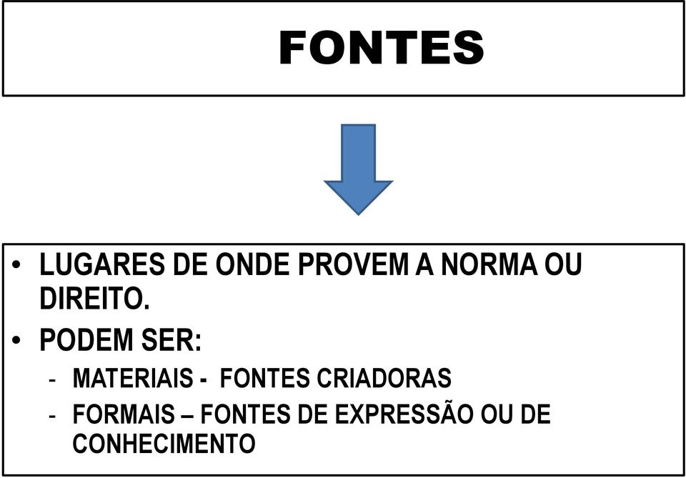 PODEM SER: - MATERIAIS - FONTES CRIADORAS -