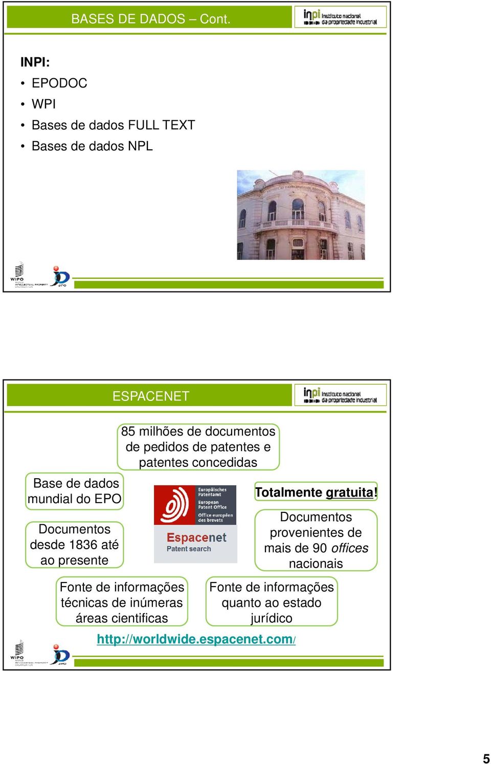 patentes e patentes concedidas Base de dados mundial do EPO Totalmente gratuita!