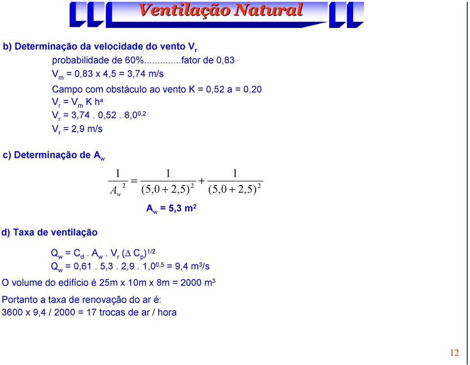 a = 0,0 V r = V m K h a V r = 3,74. 0,5.