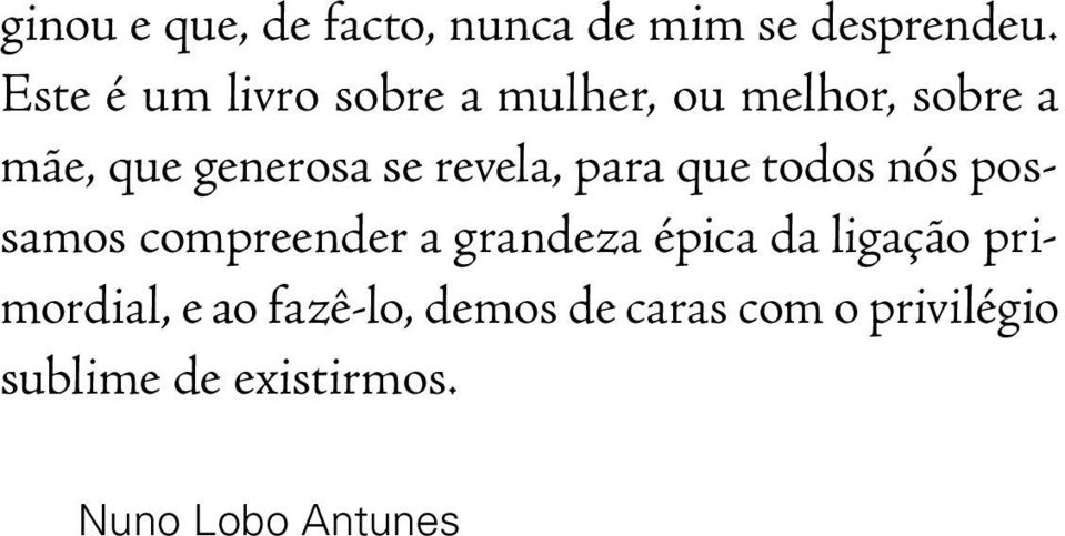 revela, para que todos nós possamos compreender a grandeza épica da