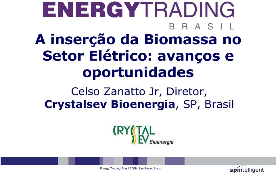Diretor, Crystalsev Bioenergia, SP, Brasil