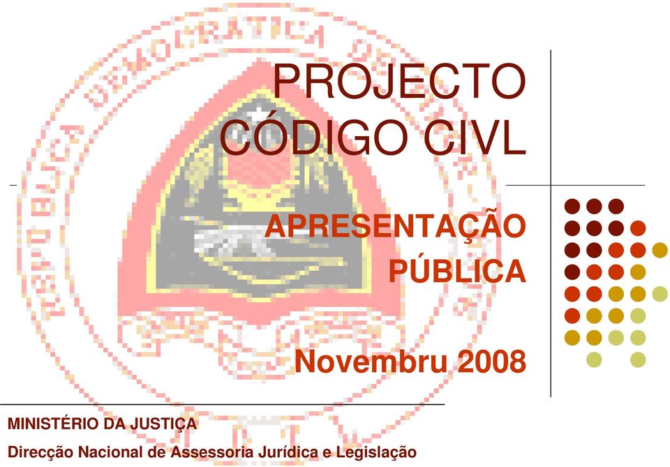 2008 MINISTÉRIO DA JUSTIÇA