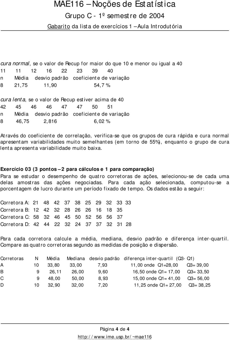 muto semelhates (em toro de 55%), equato o grupo de cura leta apreseta varabldade muto baxa.