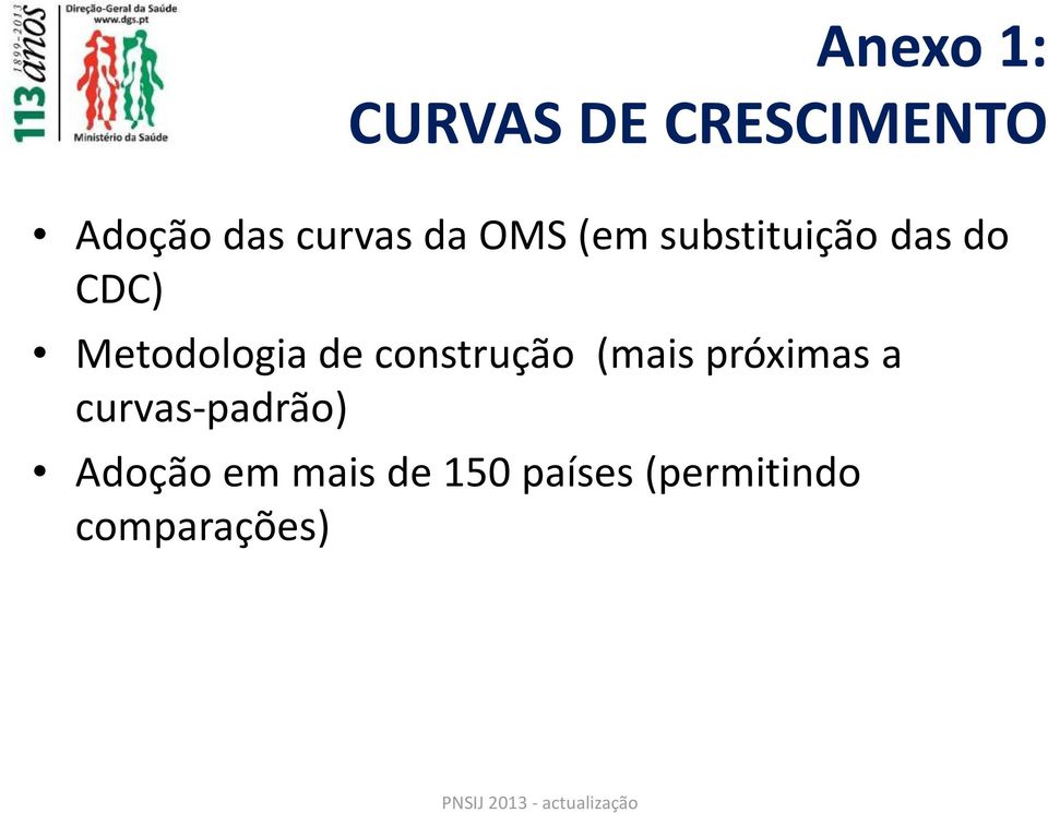 de construção (mais próximas a curvas-padrão)