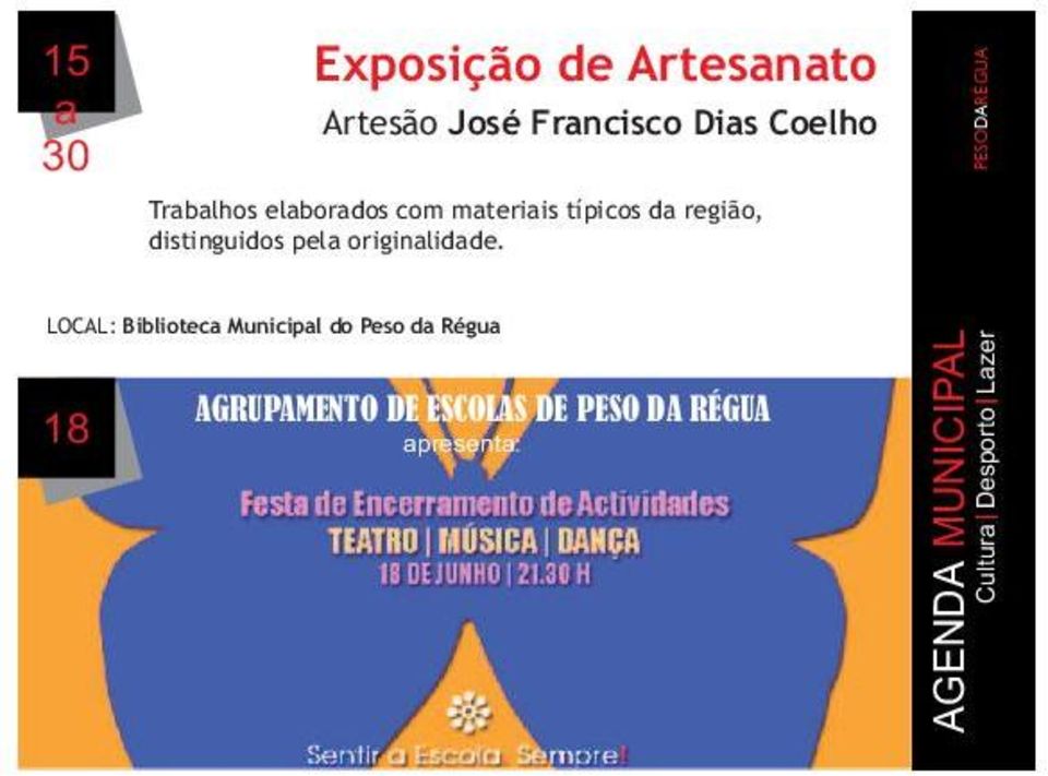 Municipal Peso da Réguado Peso da Régua 18 Exposição de Artesanato Artesão José Francisco Dias Coelho Trabalhos