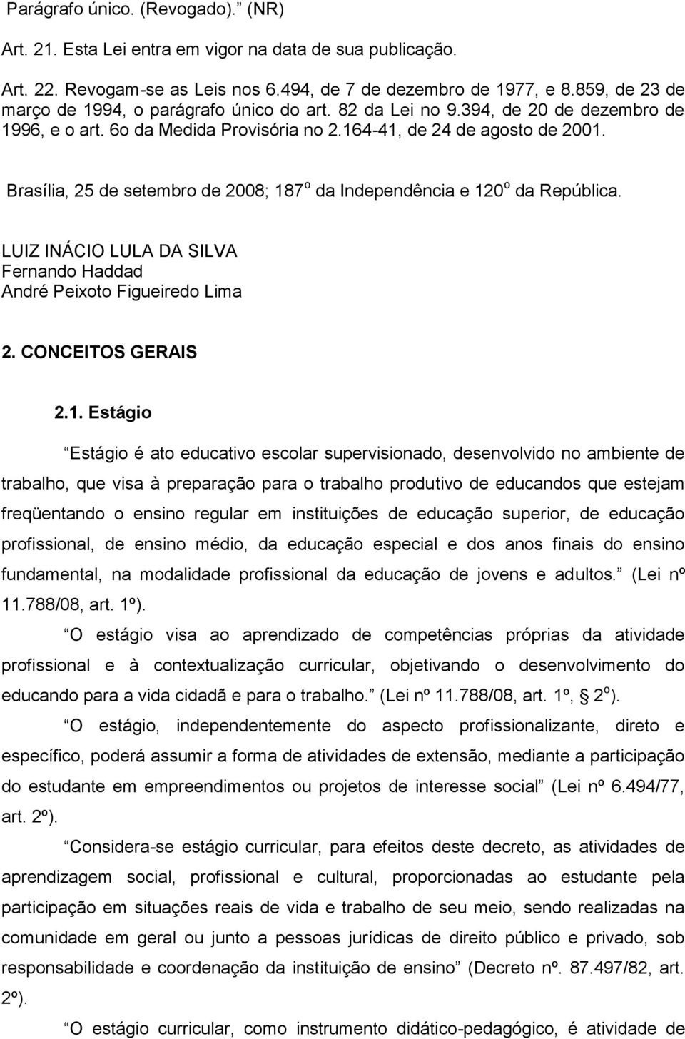 Brasília, 25 de setembro de 2008; 18