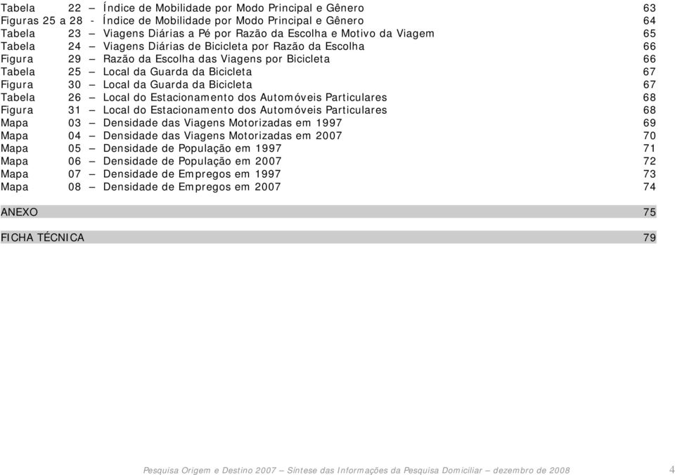 Bicicleta 67 Tabela 26 Local do Estacionamento dos Automóveis Particulares 68 Figura 31 Local do Estacionamento dos Automóveis Particulares 68 Mapa 03 Densidade das Viagens Motorizadas em 1997 69