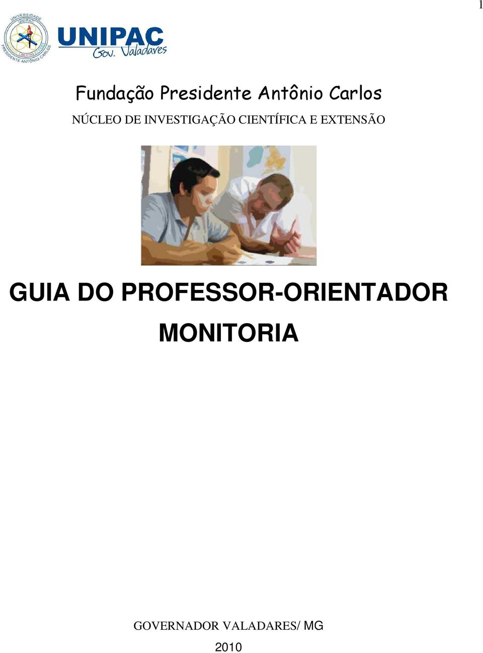 EXTENSÃO GUIA DO PROFESSOR-ORIENTADOR