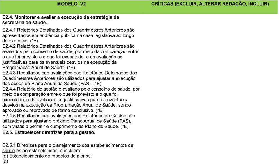 2 Relatórios Detalhados dos Quadrimestres Anteriores são avaliados pelo conselho de saúde, por meio da comparação entre o que foi previsto e o que foi executado, e da avaliação as justificativas para