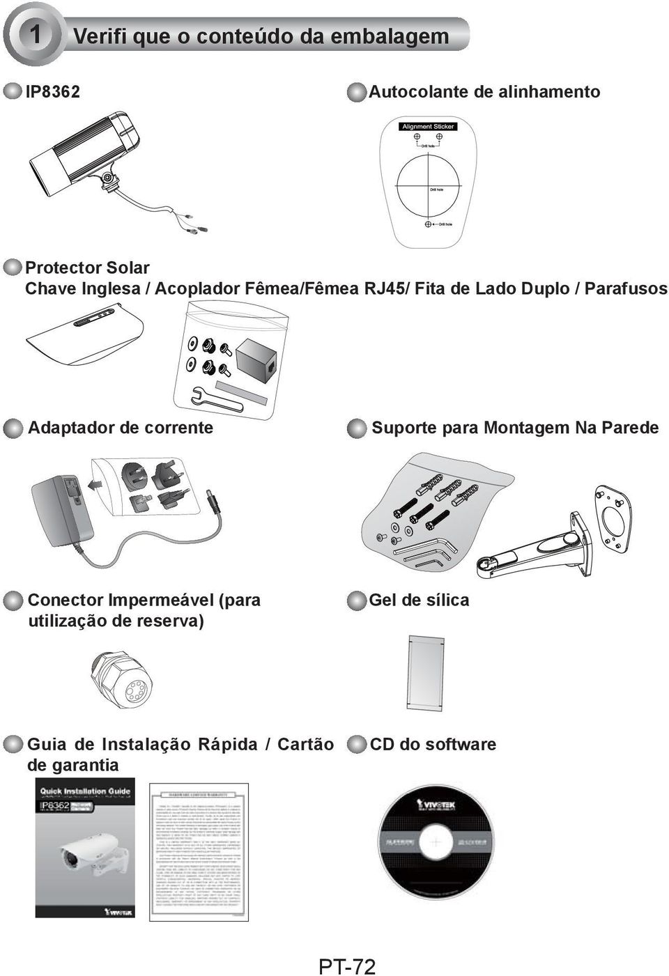 de corrente Suporte para Montagem Na Parede Conector Impermeável (para utilização de