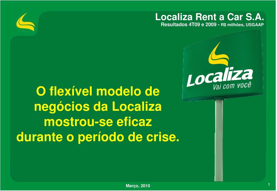 O flexível modelo de negócios da Localiza