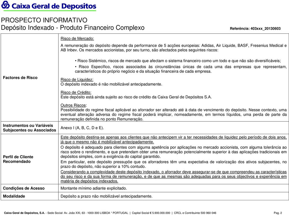 diversificáveis; Risco Específico, riscos associados às circunstâncias únicas de cada uma das empresas que representam, característicos do próprio negócio e da situação financeira de cada empresa.