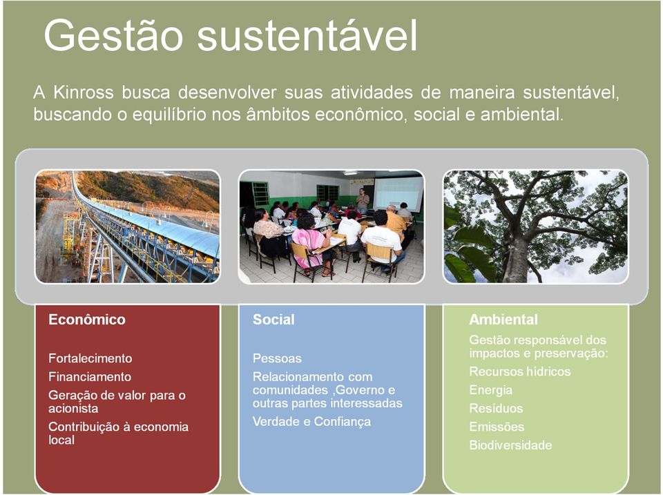 maneira sustentável, buscando o