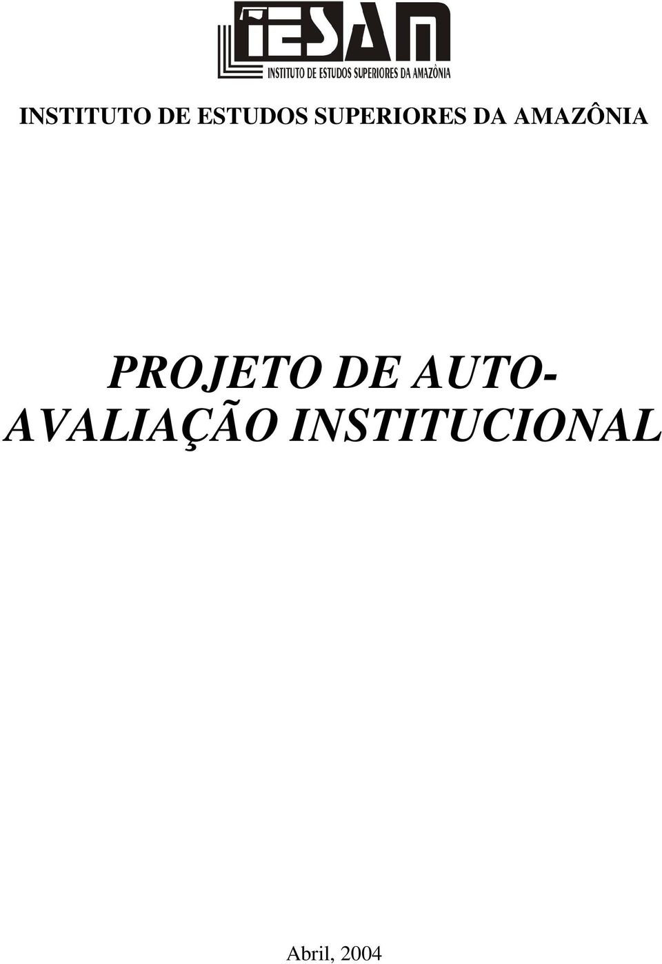 PROJETO DE AUTO-