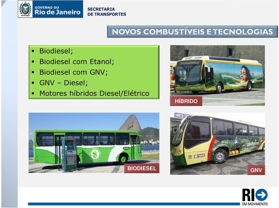 Biodiesel com GNV; GNV Diesel;