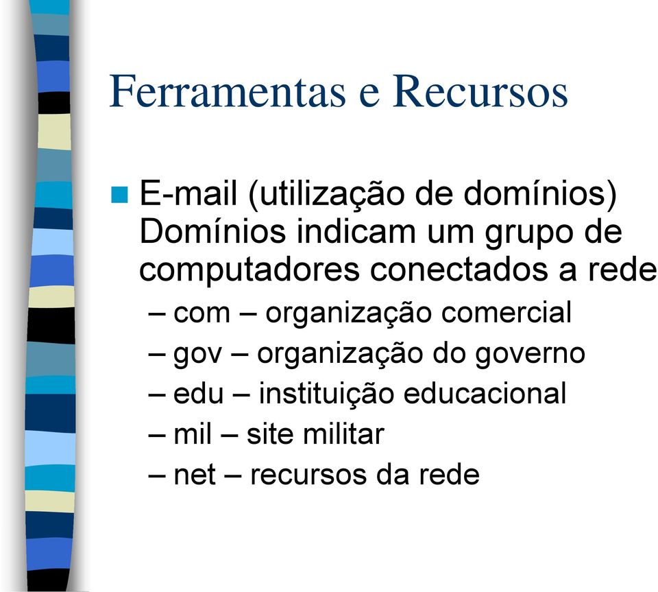 rede com organização comercial gov organização do governo