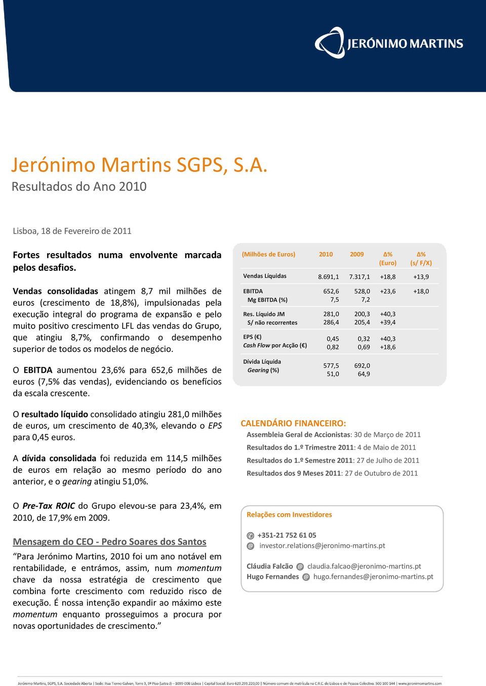 que atingiu 8,7%, confirmando o desempenho superior de todos os modelos de negócio.