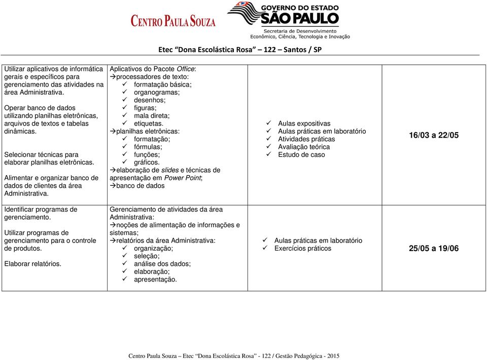 Alimentar e organizar banco de dados de clientes da área Administrativa.