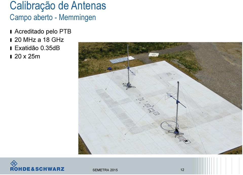 pelo PTB ı 20 MHz a 18 GHz ı