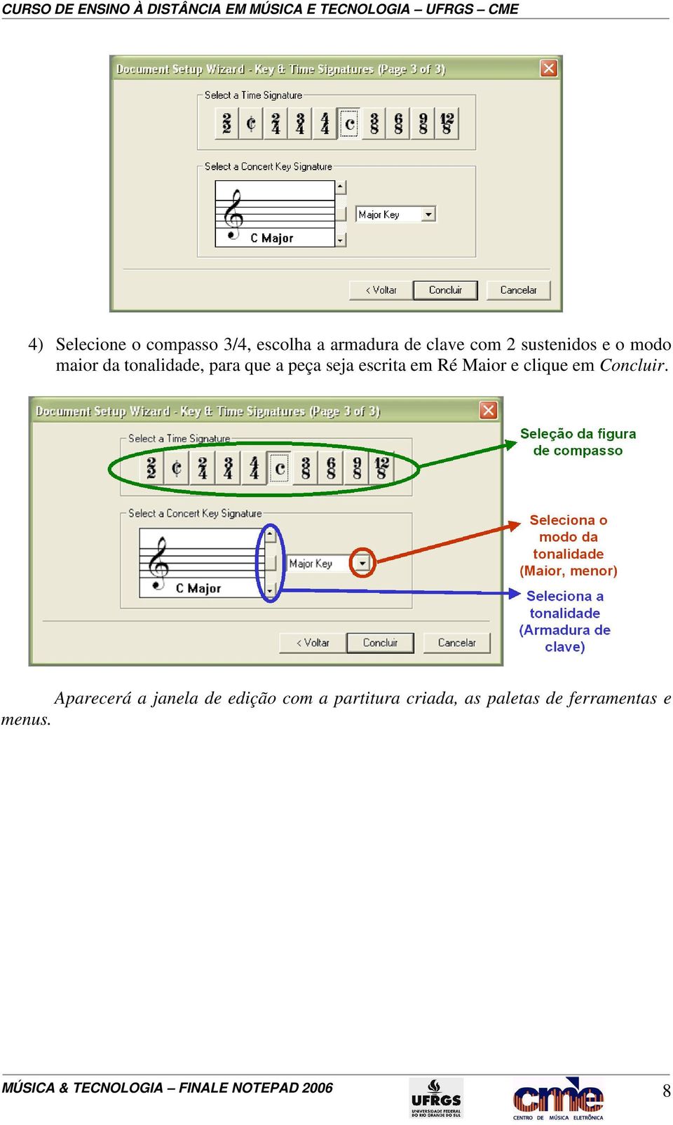 clique em Concluir.