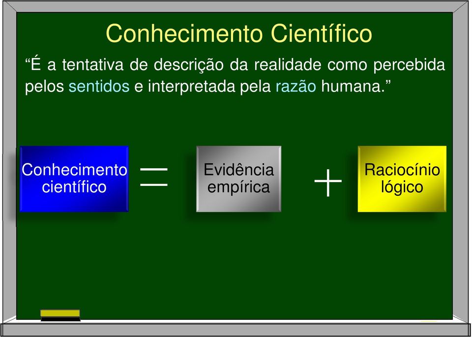 sentidos e interpretada pela razão humana.