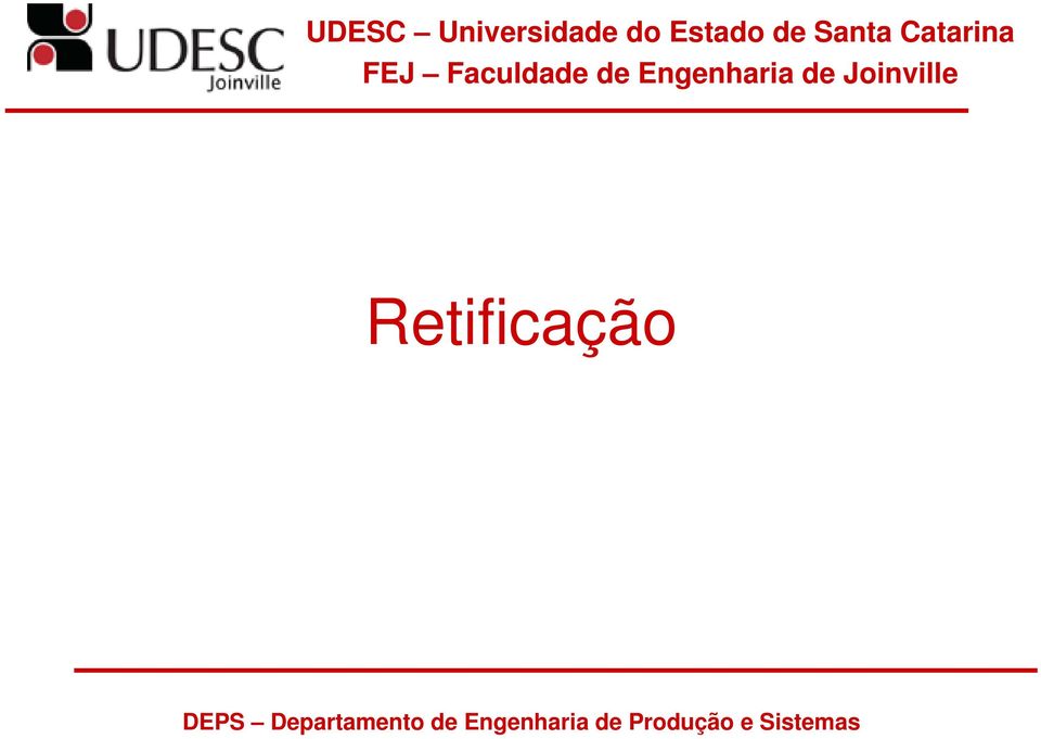 de Joinville Retificação DEPS