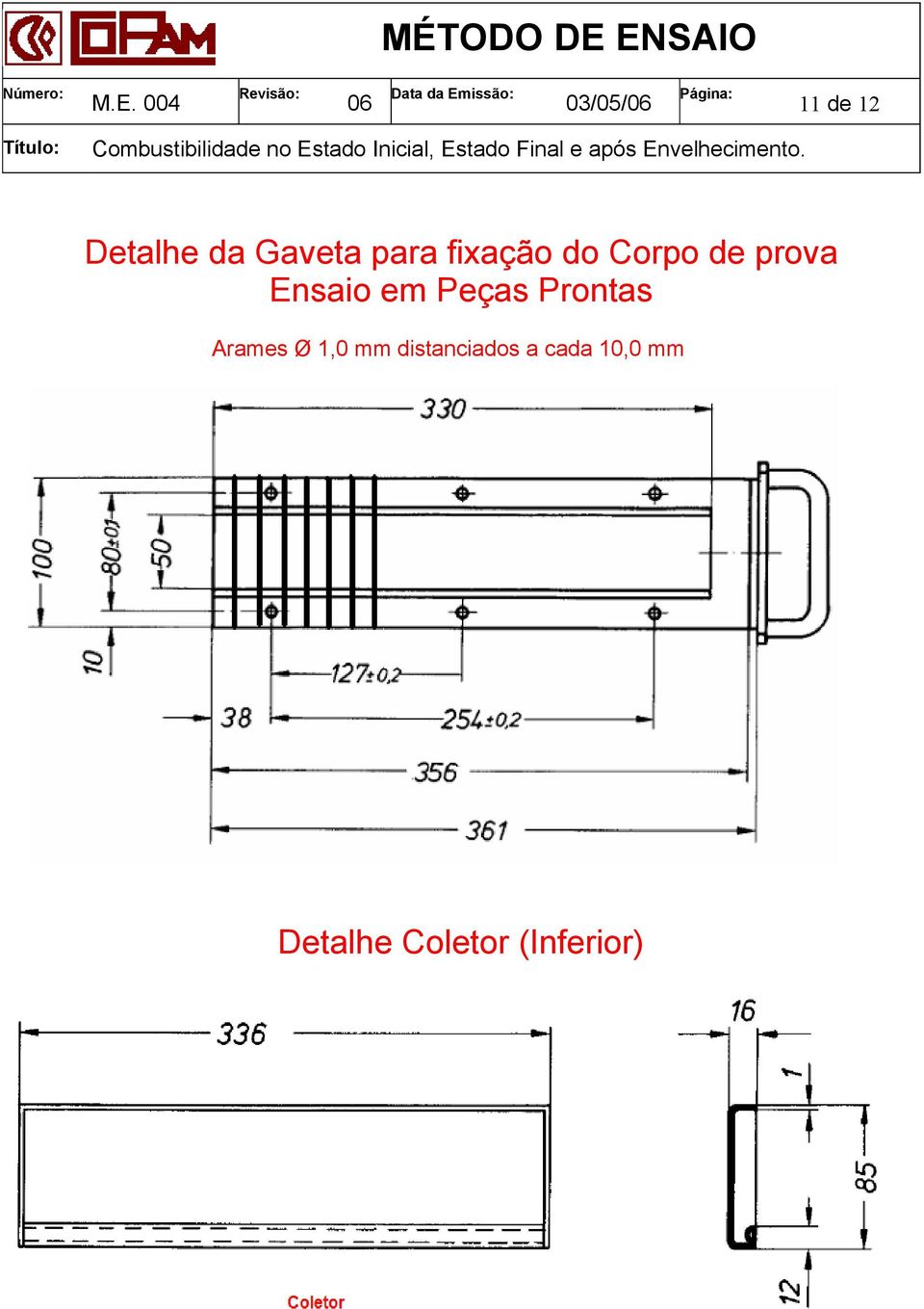 Peças Prontas Arames Ø 1,0 mm