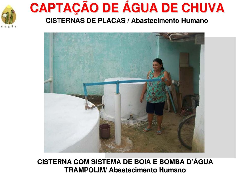 Humano CISTERNA COM SISTEMA DE BOIA E