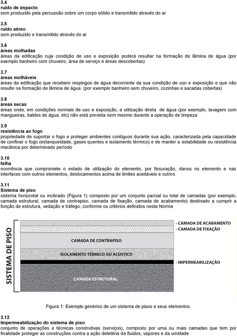 7 áreas molháveis áreas da edificação que recebem respingos de água decorrente da sua condição de uso e exposição e que não resulte na formação de lâmina de água (por exemplo banheiro sem chuveiro,