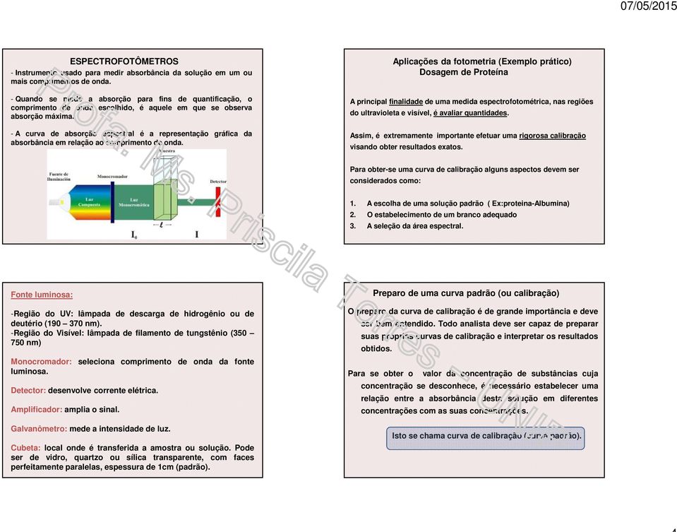 - curva de absorção espectral é a representação gráfica da absorbância em relação ao comprimento de onda.