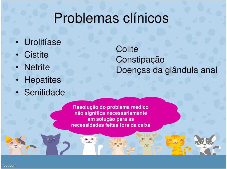 Resolução do problema médico não significa