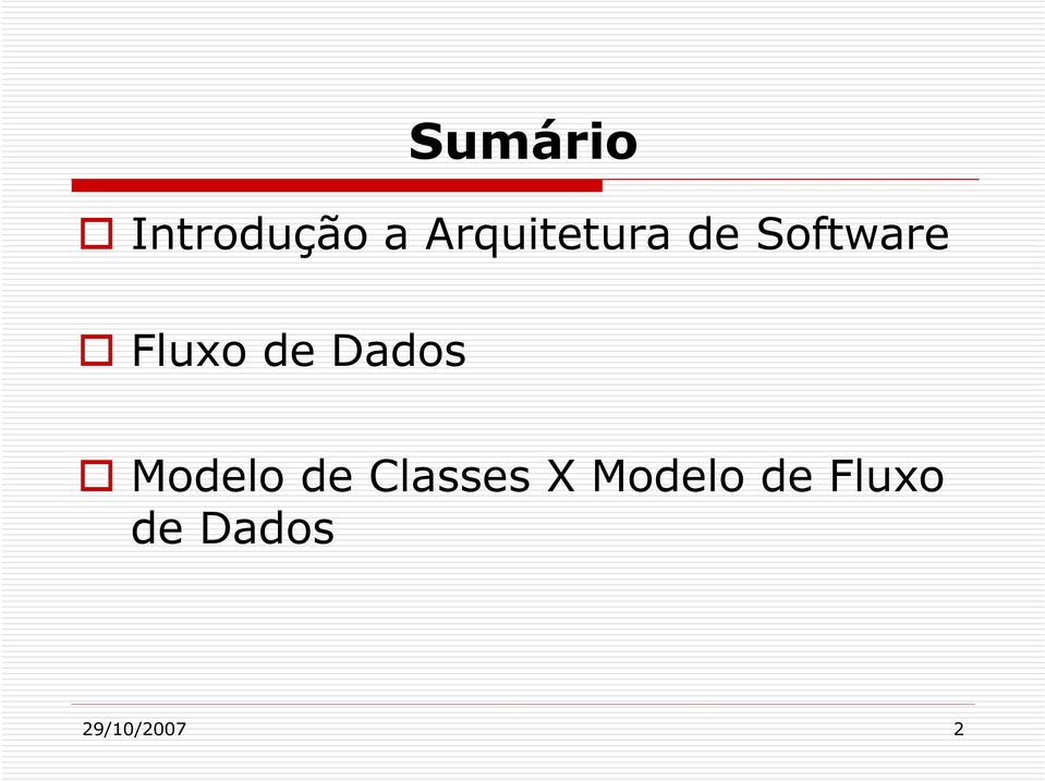 de Dados Modelo de Classes X