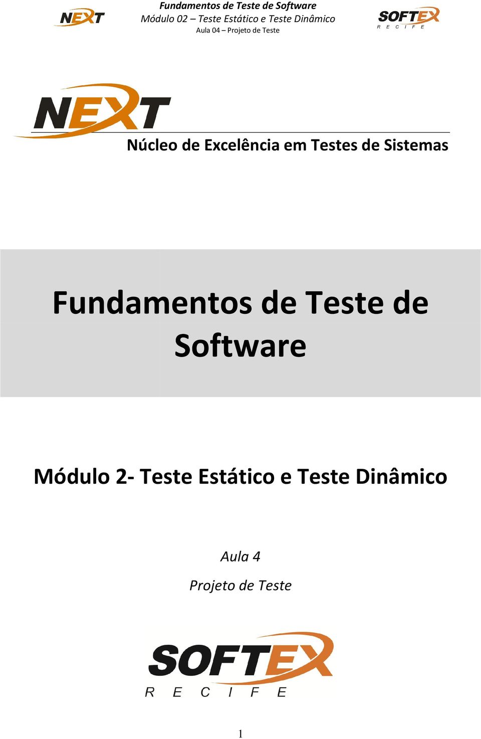 Software Módulo 2- Teste Estático e