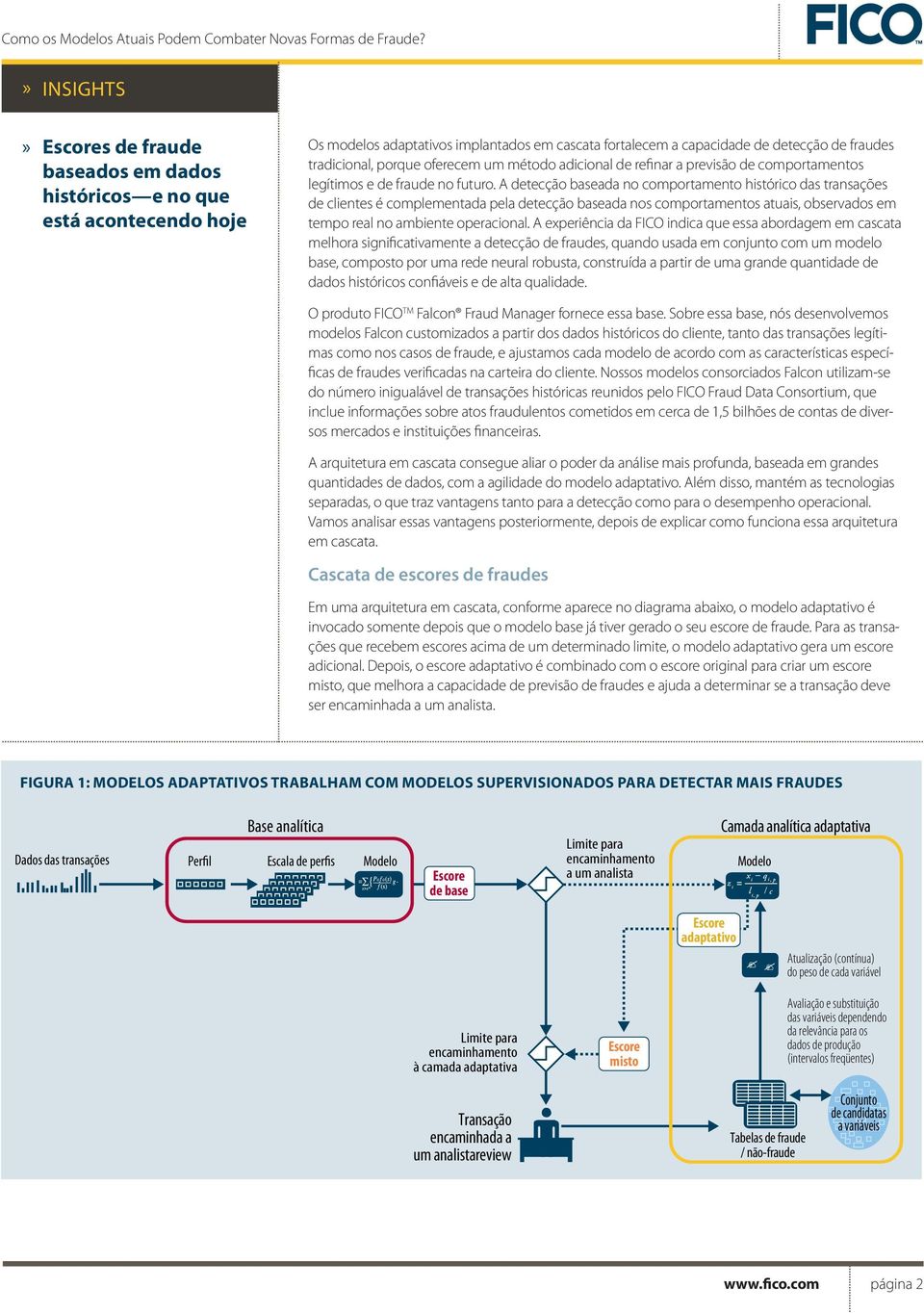 A detecção baseada no comportamento histórico das transações de clientes é complementada pela detecção baseada nos comportamentos atuais, observados em tempo real no ambiente operacional.